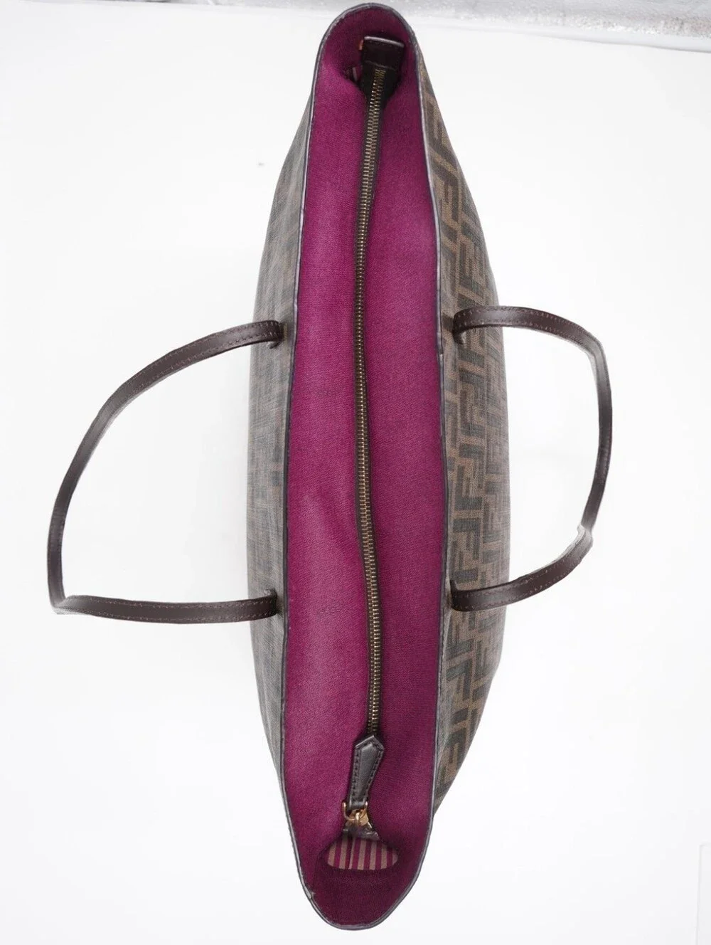 CN54 💟 Fendi Zucca Spalmati Tote
